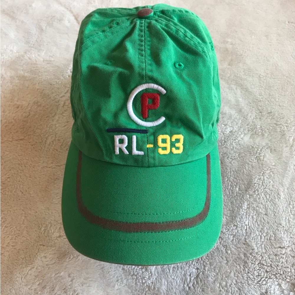 CUSTOM Polo by Ralph Lauren Kelly Green Cap with Embroidered CP-93